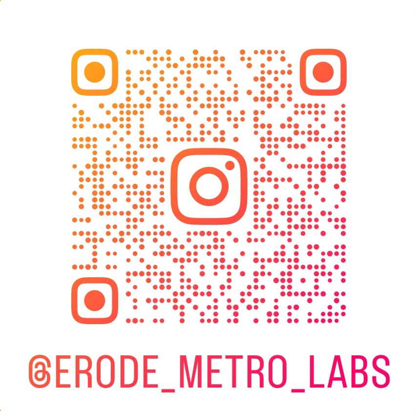 Instagram QR Code for Erode Metro Labs